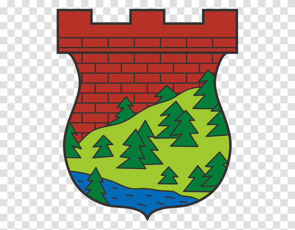 Coat Of Arms Shield Water Forest, Star Symbol Transparent Png