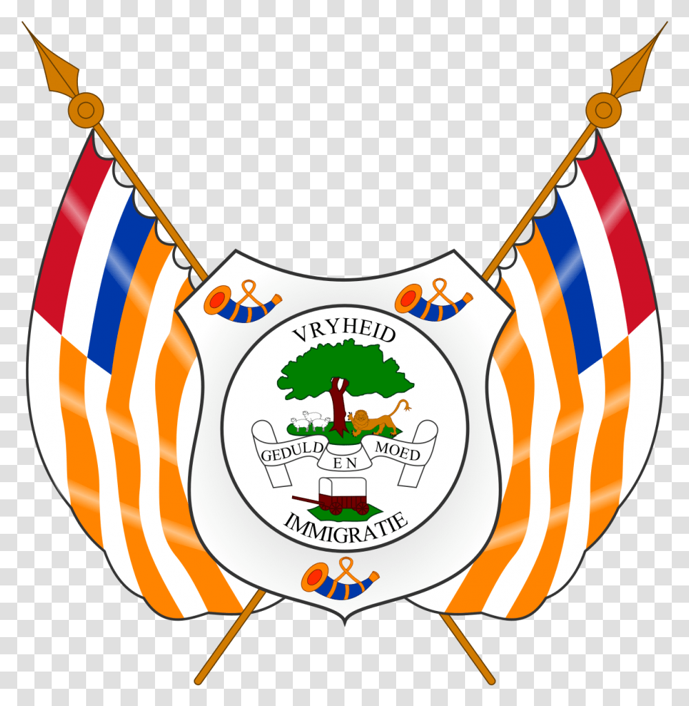 Coat Of Arms The Orange Free State Wikipedia Orange Free State Coat Of Arms, Symbol, Logo, Trademark, Emblem Transparent Png