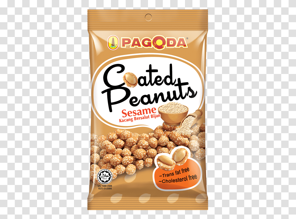 Coated Peanuts Label Design, Food, Snack, Sesame, Seasoning Transparent Png