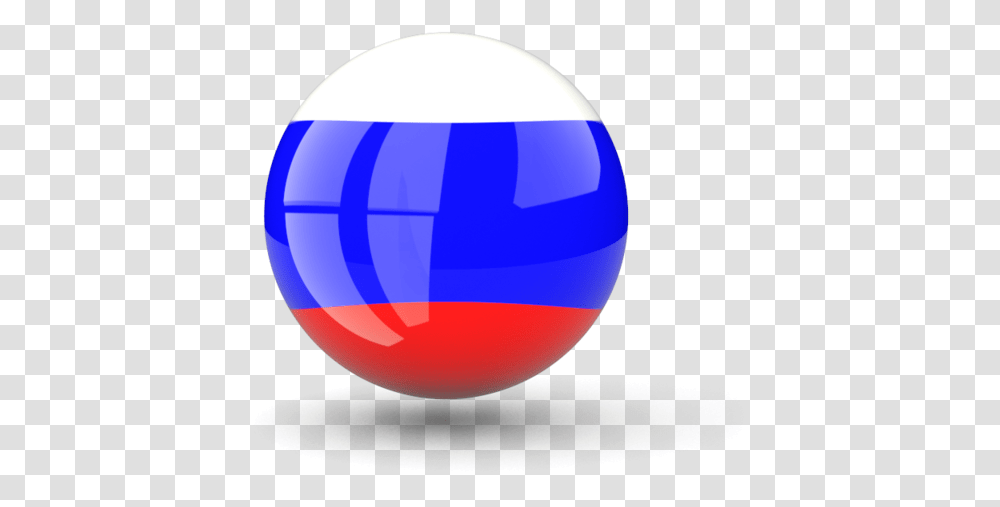 Cobalt Blueblueelectric Ballball Russia Flag Ball, Sphere, Balloon Transparent Png