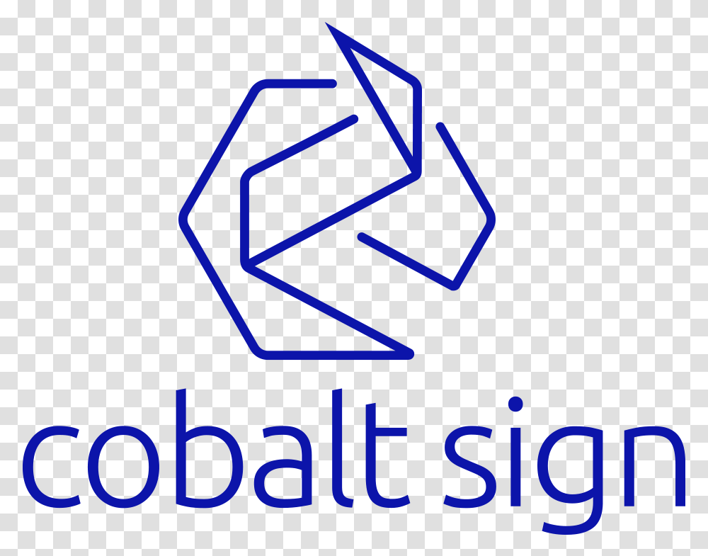 Cobalt Sign Logo Triangle, Recycling Symbol, Trademark Transparent Png