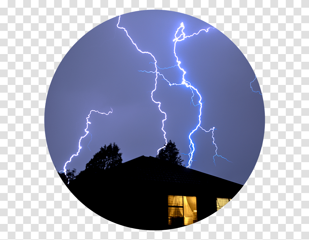 Cobh House Hit By Lightning, Nature, Outdoors, Weather, Storm Transparent Png