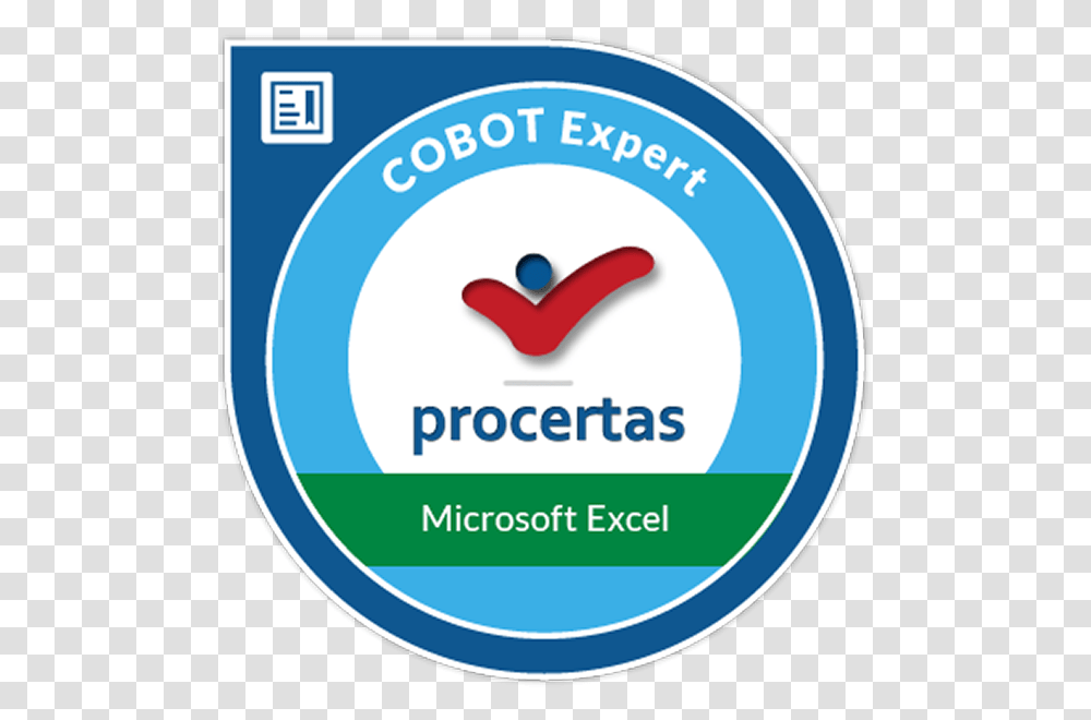 Cobot Expert Excel Circle, Label, Sticker, Advertisement Transparent Png