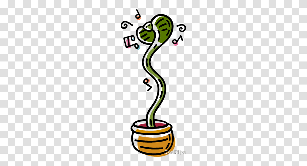 Cobra Being Charmed Out Of A Basket Royalty Free Vector Clip Art, Light Transparent Png