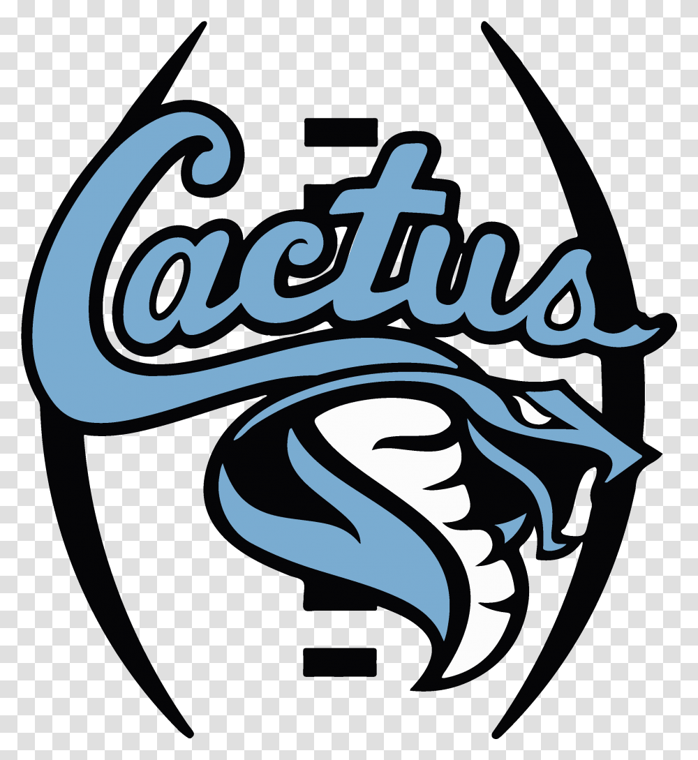Cobra Football Logo Logodix Logo Cactus High School Football, Text, Label, Word, Symbol Transparent Png
