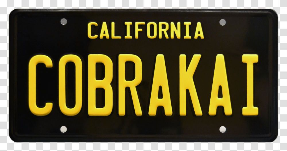 Cobra Kai License Plate Transparent Png