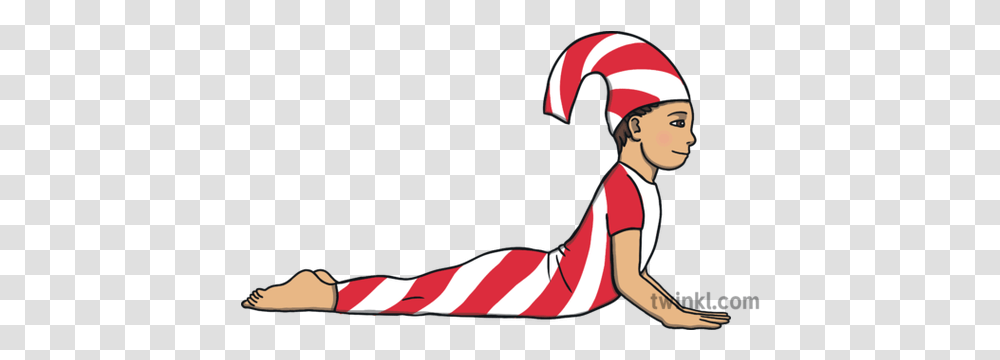 Cobra Pose Christmas Candy Cane For Women, Person, Symbol, Crowd, Clothing Transparent Png