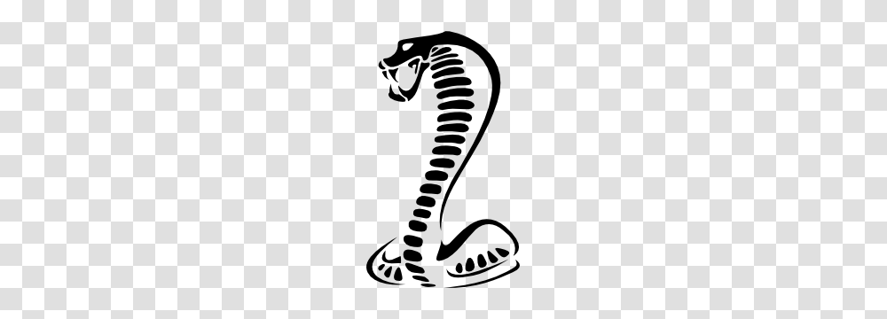 Cobra Snake Outline Sticker, Reptile, Animal, Stencil, Leisure Activities Transparent Png