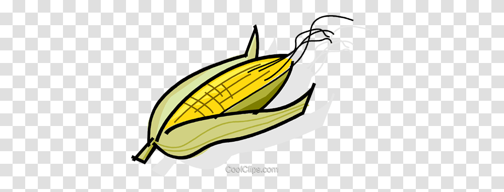 Cobs Of Corn Royalty Free Vector Clip Art Illustration, Plant, Food, Banana, Fruit Transparent Png