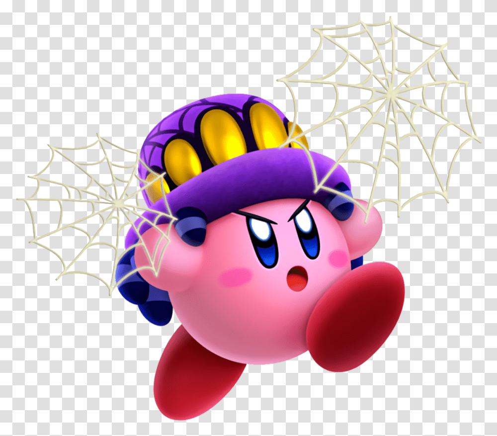 Cobweb Clipart Kirby Star Allies Spider Kirby, Toy, Spider Web, Pattern Transparent Png
