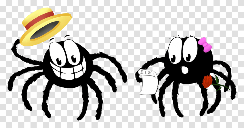 Cobweb Drama Cartoon Spider, Stencil, Animal, Invertebrate, Insect Transparent Png