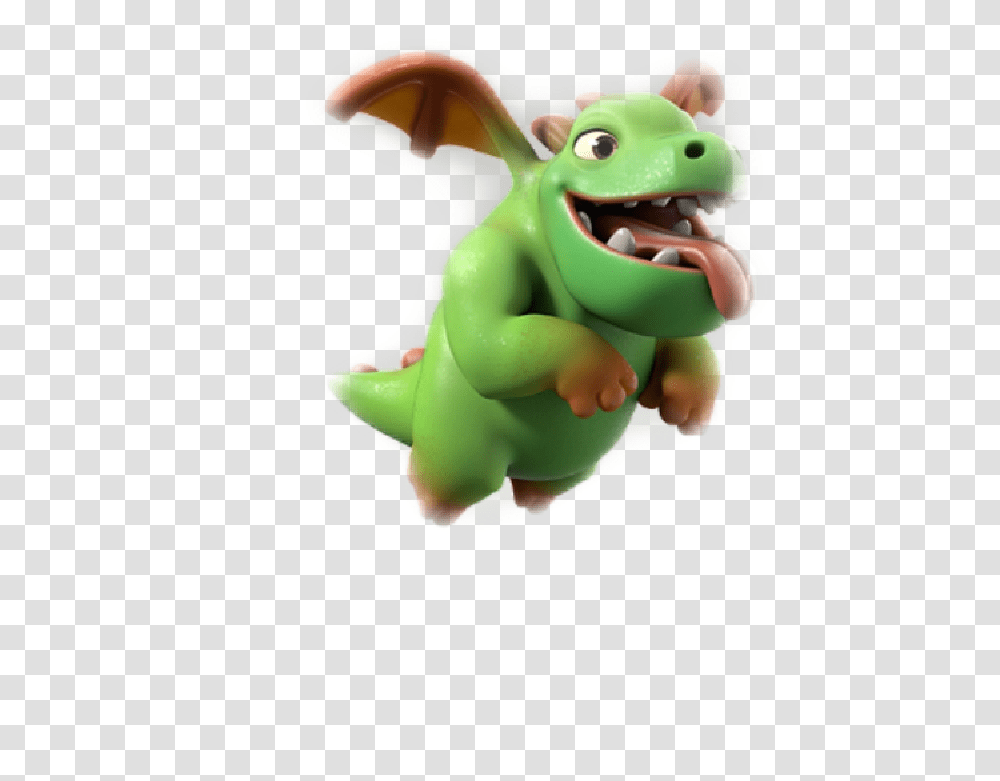 Coc Clash A Rama Baby Dragon, Toy, Figurine, Outdoors, Alien Transparent Png