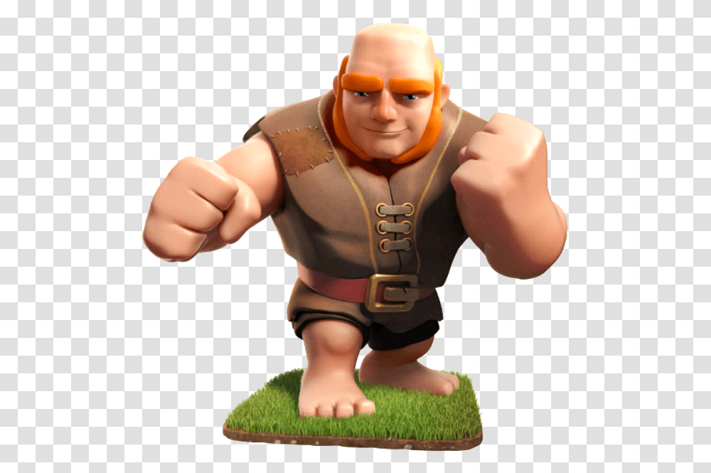 Coc Giant, Figurine, Person, Human, Toy Transparent Png