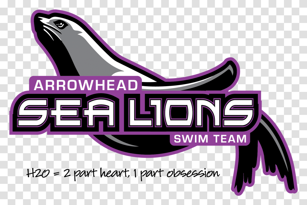 Coc Rec Swim Team Logo Sea Lions Tag, Animal, Mammal Transparent Png