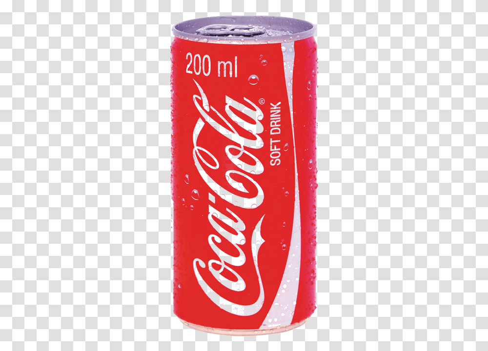 Coca Cola 200ml Can, Coke, Beverage, Drink, Soda Transparent Png