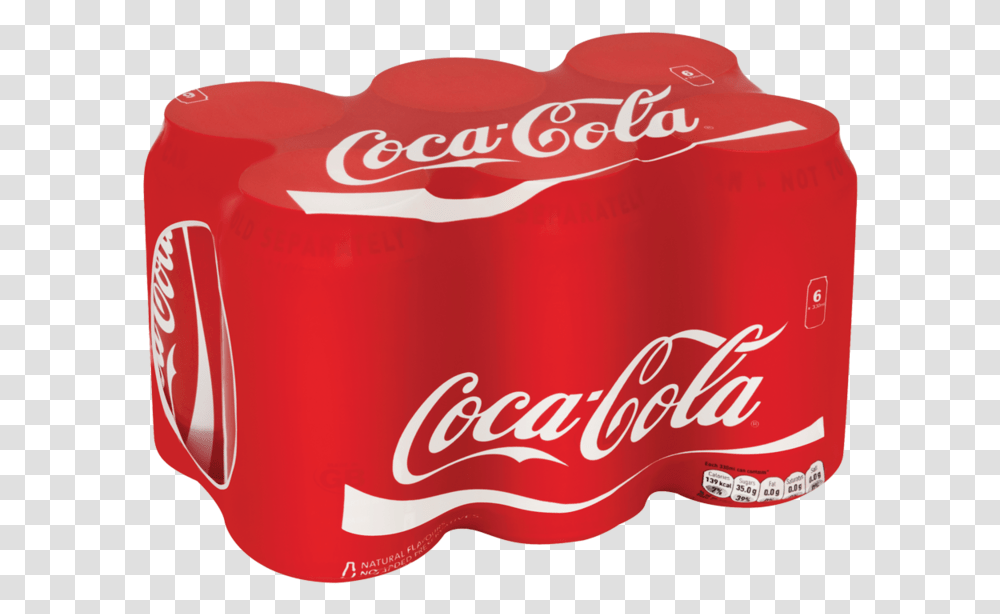Coca Cola 6 X 330ml Cans Coca Cola, Coke, Beverage, Drink, Ketchup Transparent Png