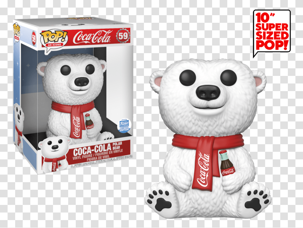 Coca Cola Bear Funko Pop, Toy, Outdoors, Figurine Transparent Png