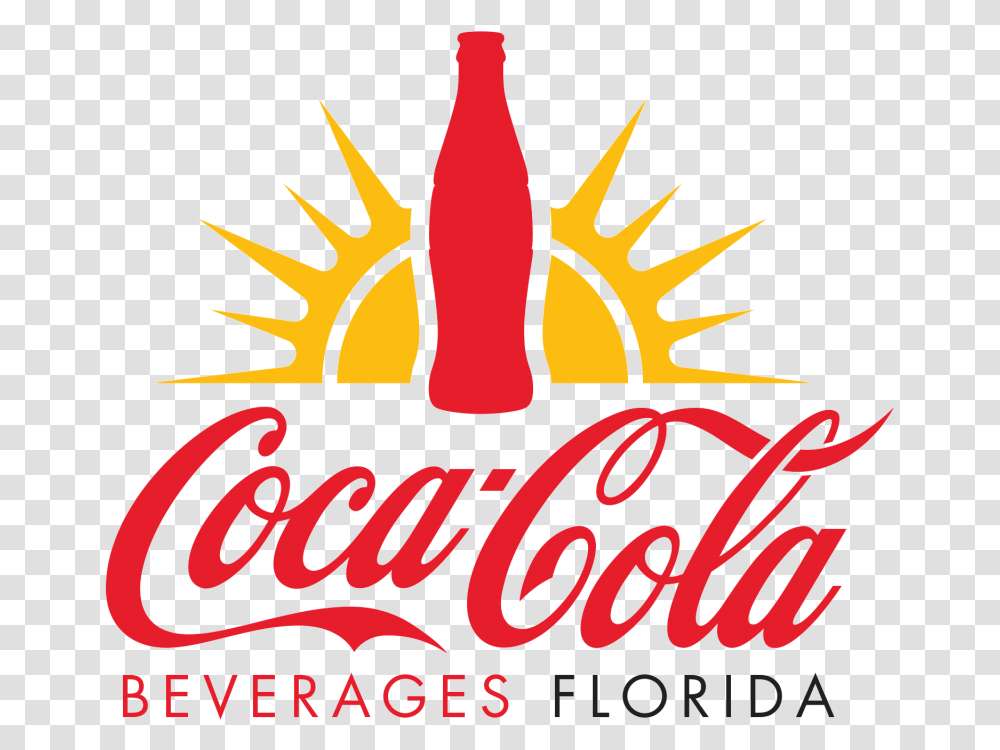 Coca Cola Beverages Florida Logo Coca Cola Florida Logo, Coke, Drink, Soda, Poster Transparent Png