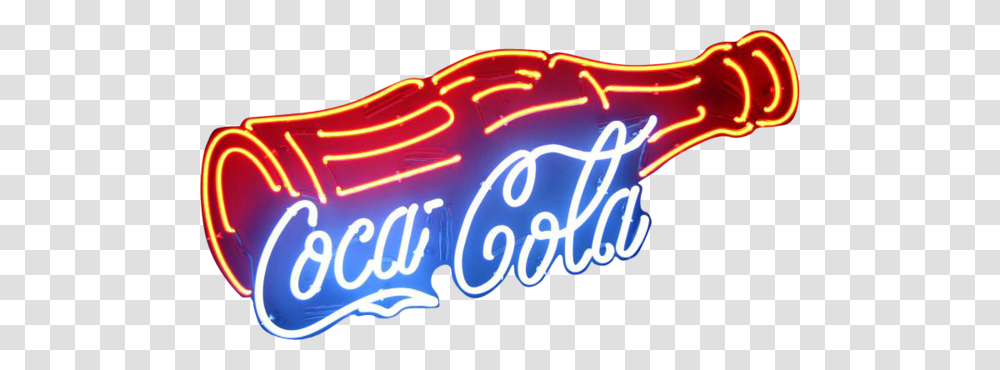 Coca Cola Bottle Neon Sign Real Neon Light For Sale Hanto Neon Sign, Alphabet Transparent Png