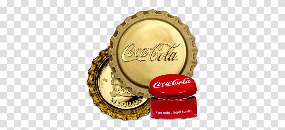 Coca Cola Coin 1 Oz Emkcom 25 Dollar 2018 Coca Cola, Helmet, Clothing, Apparel, Gold Transparent Png