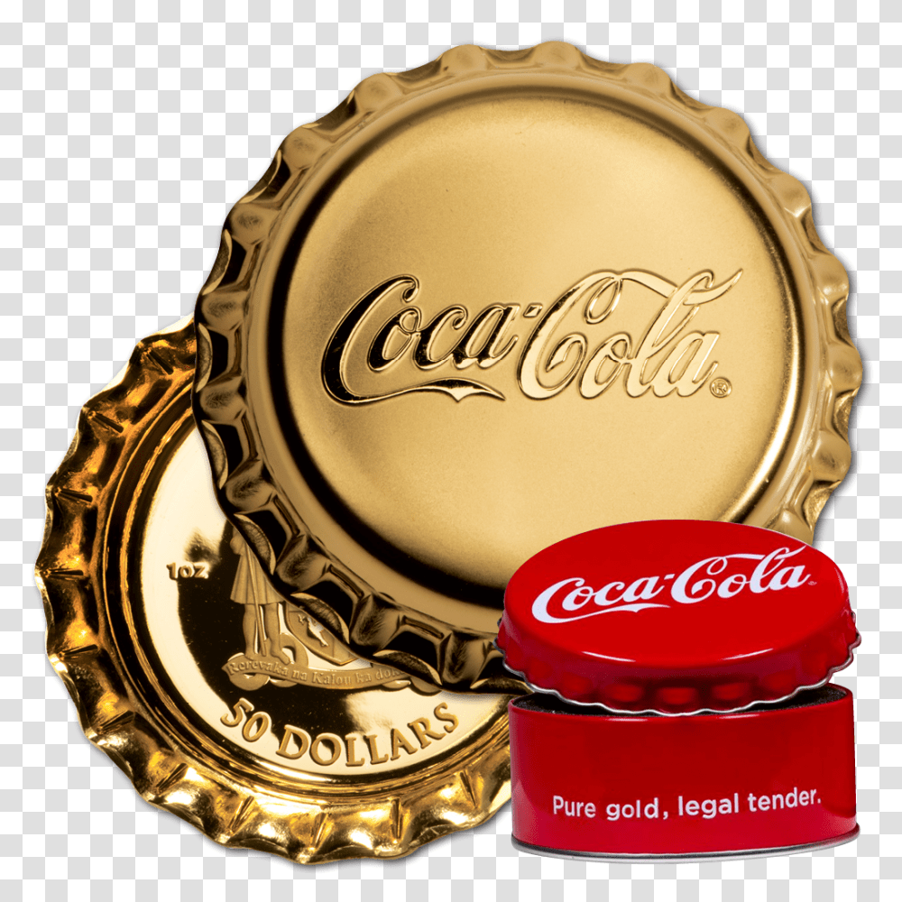 Coca Cola Coin 1 Oz Emkcom Coca Cola Coin Atlanta, Helmet, Wax Seal, Symbol, Beverage Transparent Png