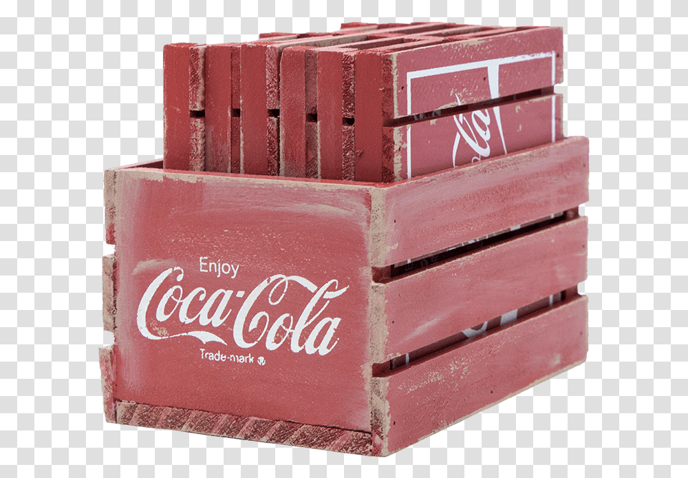 Coca Cola Crate Mini Pallet Wood CoastersTitle Coca Coca Cola Nome, Box, Beverage, Drink Transparent Png