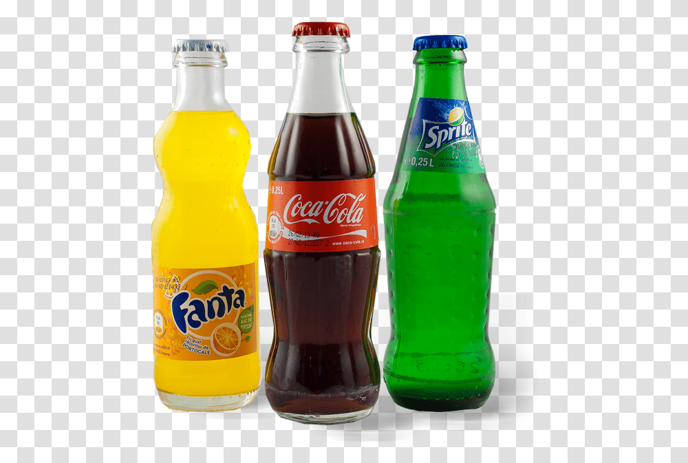 Coca Cola Fanta Sprite, Soda, Beverage, Drink, Beer Transparent Png