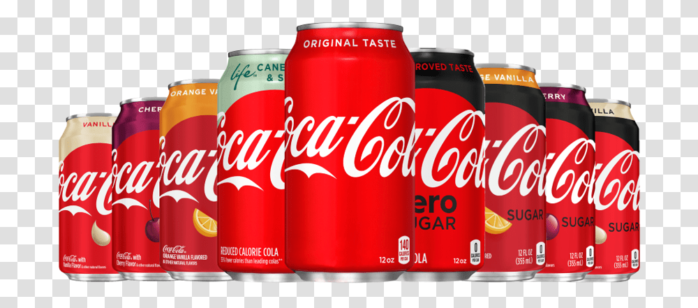 Coca Cola Flavors, Coke, Beverage, Drink, Soda Transparent Png