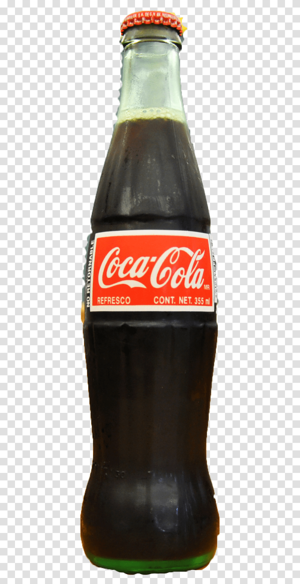 Coca Cola Glass Bottle, Coke, Beverage, Drink, Beer Transparent Png