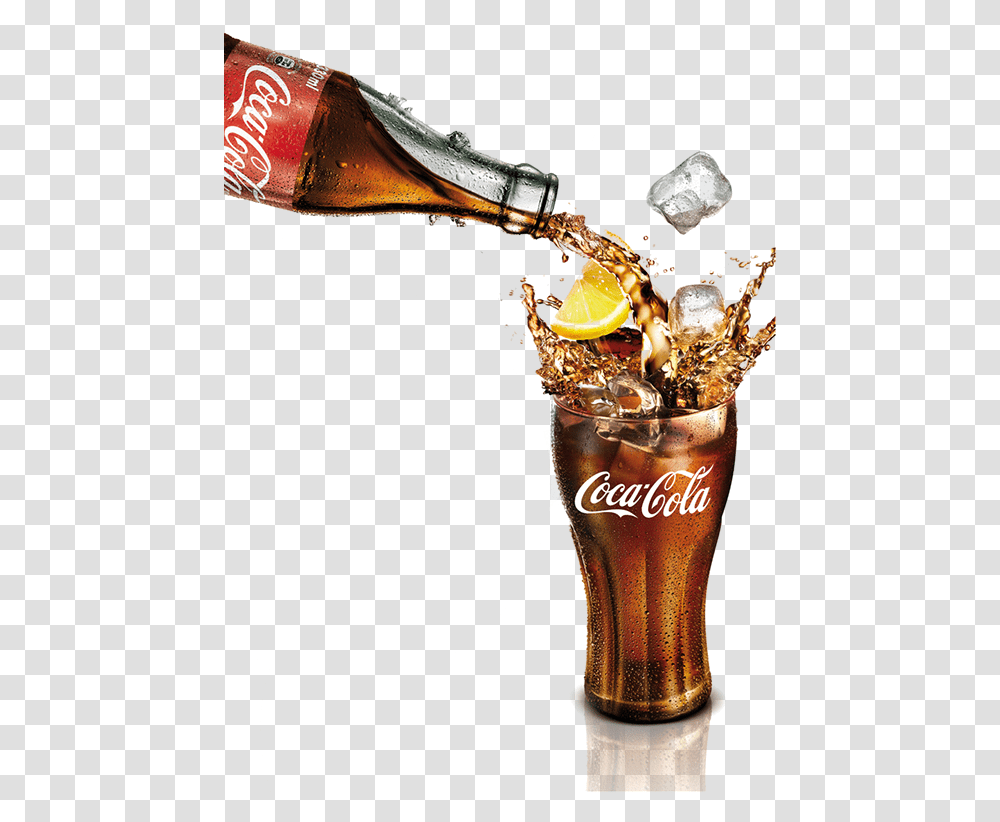 Coca Cola Glass With Ice, Soda, Beverage, Drink, Coke Transparent Png