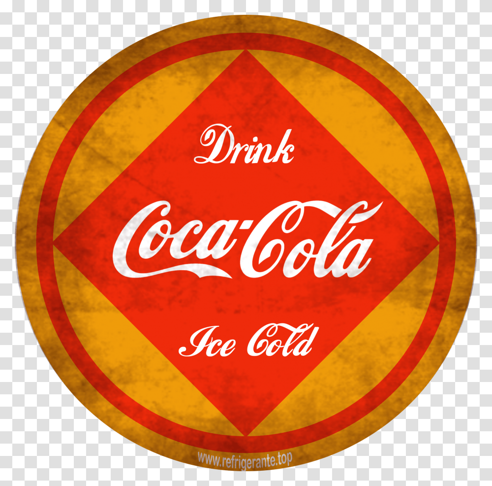 Coca Cola Logo, Coke, Beverage, Drink, Road Sign Transparent Png