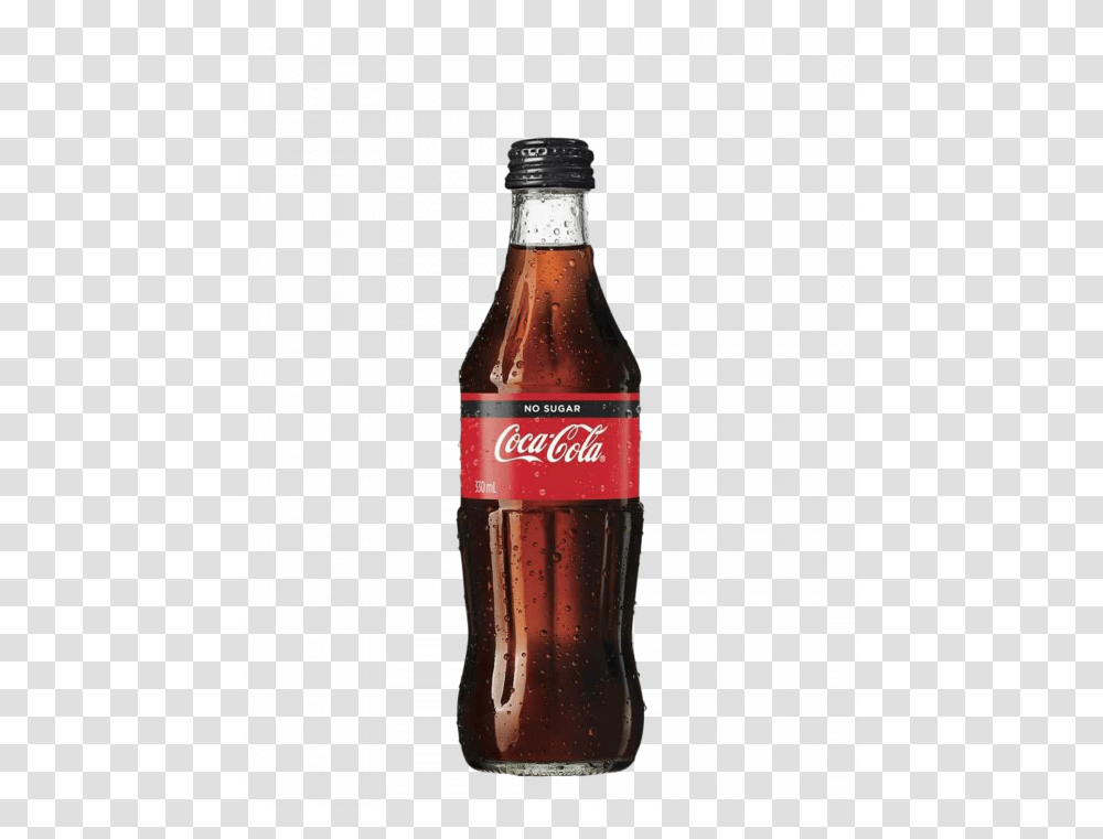 Coca Cola No Sugar 24 X 330ml Glass Glass Coke Zero Bottle, Beverage, Drink, Soda, Ketchup Transparent Png