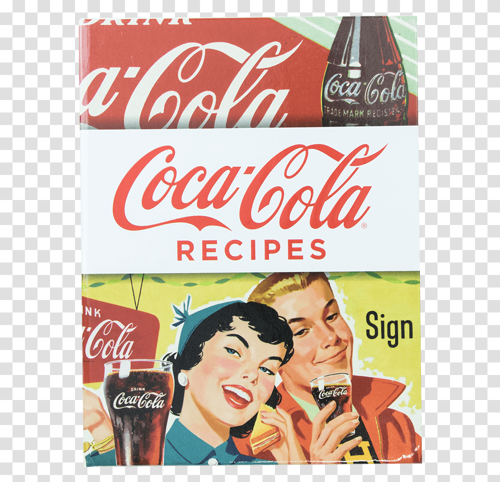 Coca Cola Retro CookbookTitle Coca Cola Retro Cookbook, Coke, Beverage, Drink, Soda Transparent Png