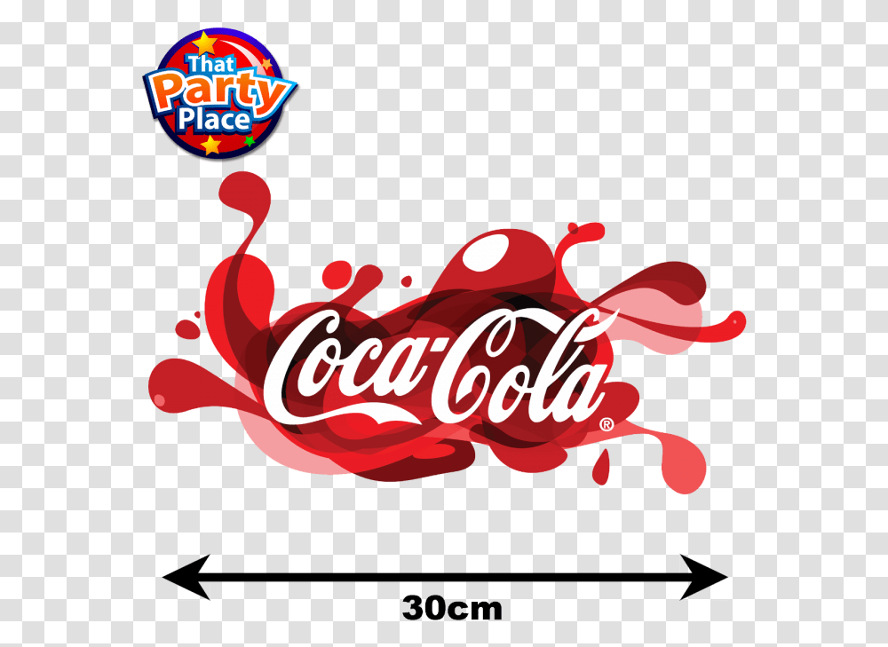 Coca Cola Splash Logo Vinyl Wall Art Coke A, Beverage, Drink, Dynamite, Bomb Transparent Png