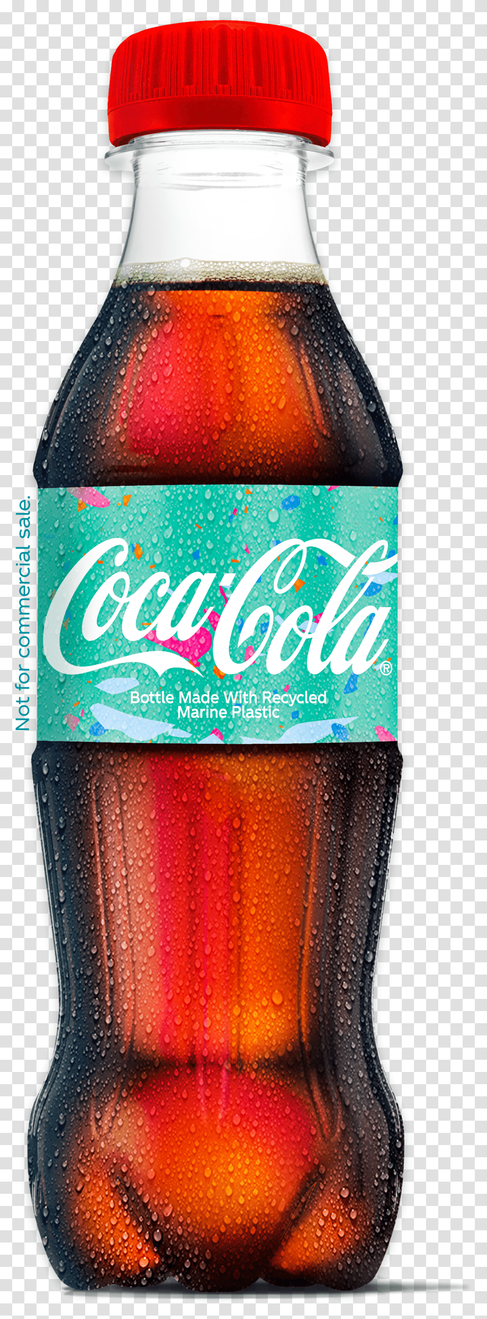 Coca Cola Unveils 25 Recycled Marine Pet Bottle Packaging Coca Cola Marine Plastic Bottle Transparent Png