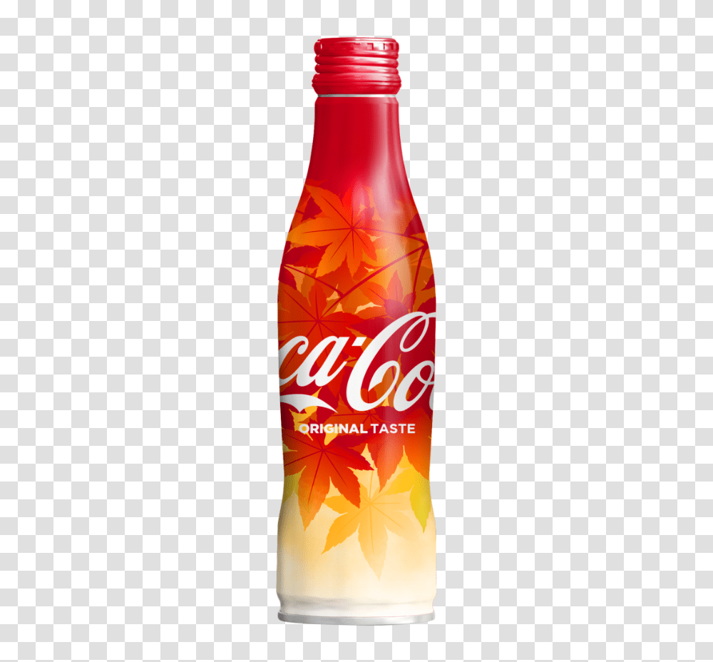 Coca Cola Unveils Fall Bottle Design That Will Leaf You, Beverage, Drink, Coke, Soda Transparent Png