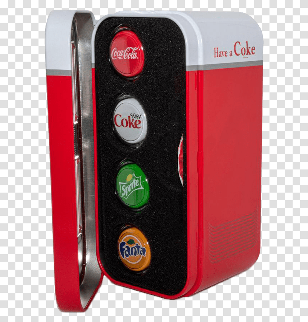 Coca Cola Vending Machine Emkcom Coca Cola Coin Set, Mobile Phone, Electronics, Beverage, Soda Transparent Png