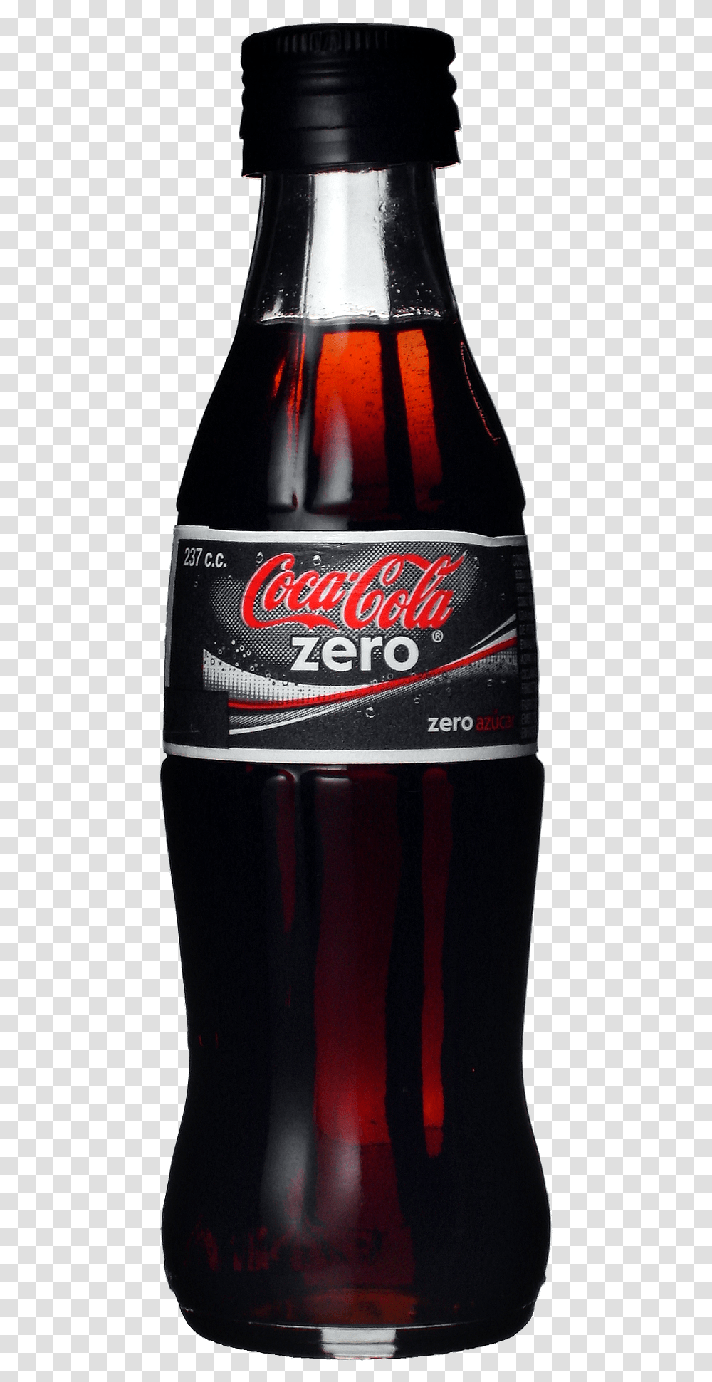 Coca Cola Zero Bottle, Coke, Beverage, Drink, Soda Transparent Png