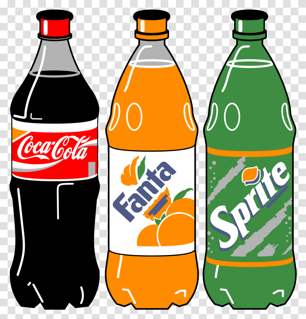 Cocacola Clipart Refresco Soft Drinks Vector, Soda, Beverage, Pop Bottle Transparent Png
