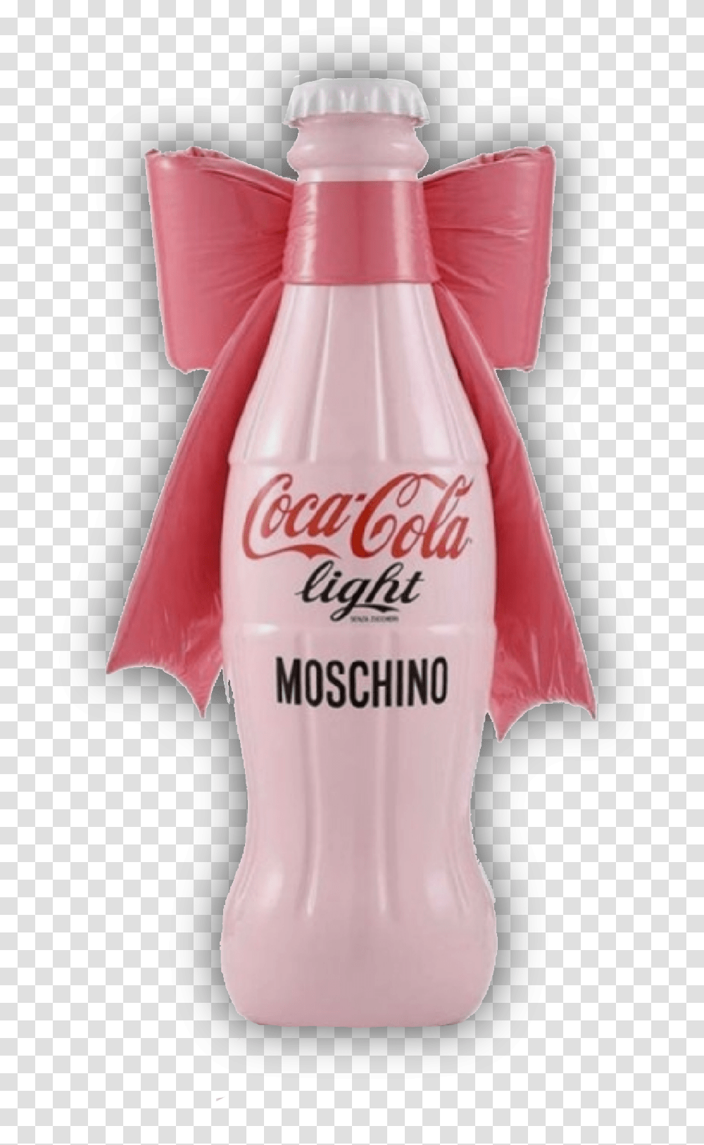 Cocacola Moschino Overlay Pink Complexedit Complex Coca Cola Designer Bottles, Beverage, Drink, Coke, Soda Transparent Png