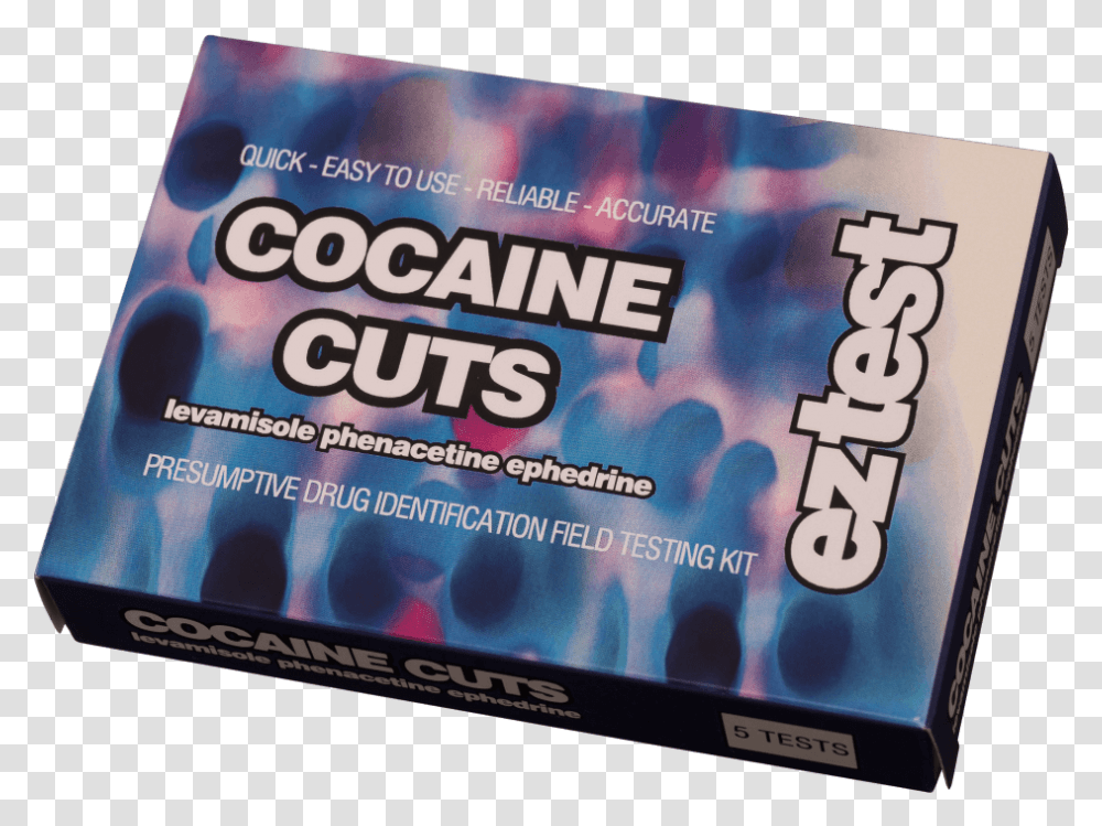 Cocaine Cuts 5 Use Drug Testing KitTitle Cocaine, Advertisement, Billboard, Poster Transparent Png