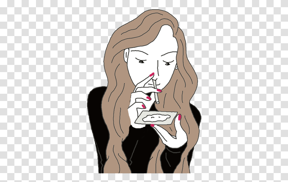 Cocaine Dream Meanings Cartoon Cocaine, Person, Head, Smelling, Face Transparent Png