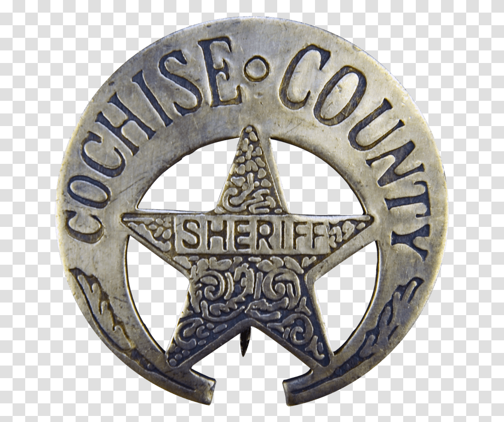 Cochise County Sheriff Badge Medalla De Vaquero, Logo, Trademark, Wristwatch Transparent Png