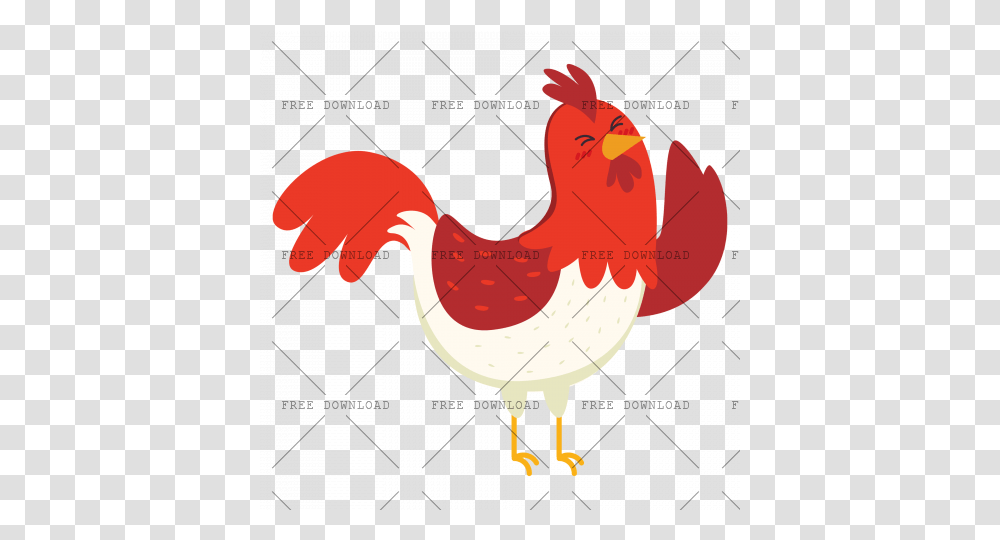 Cock Chicken Rooster Image With Vector, Bird, Animal, Fowl, Poultry Transparent Png