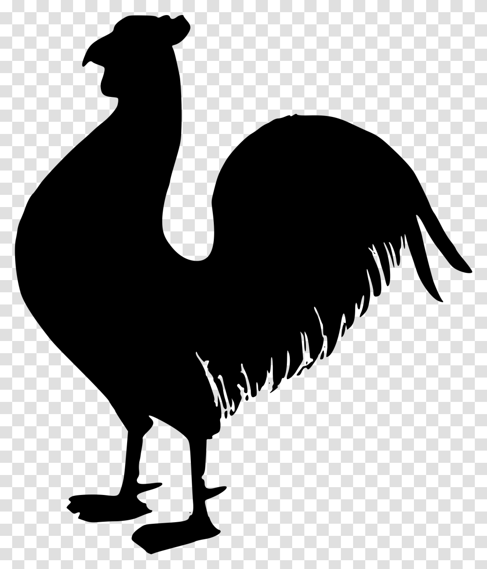 Cockeral 4 Clip Arts Fighting Cat Silhouette, Gray, World Of Warcraft Transparent Png