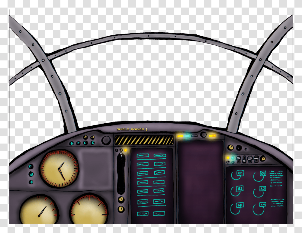 Cockpit Download Rocket Ship Cockpit, Gauge, Clock Tower, Architecture, Building Transparent Png