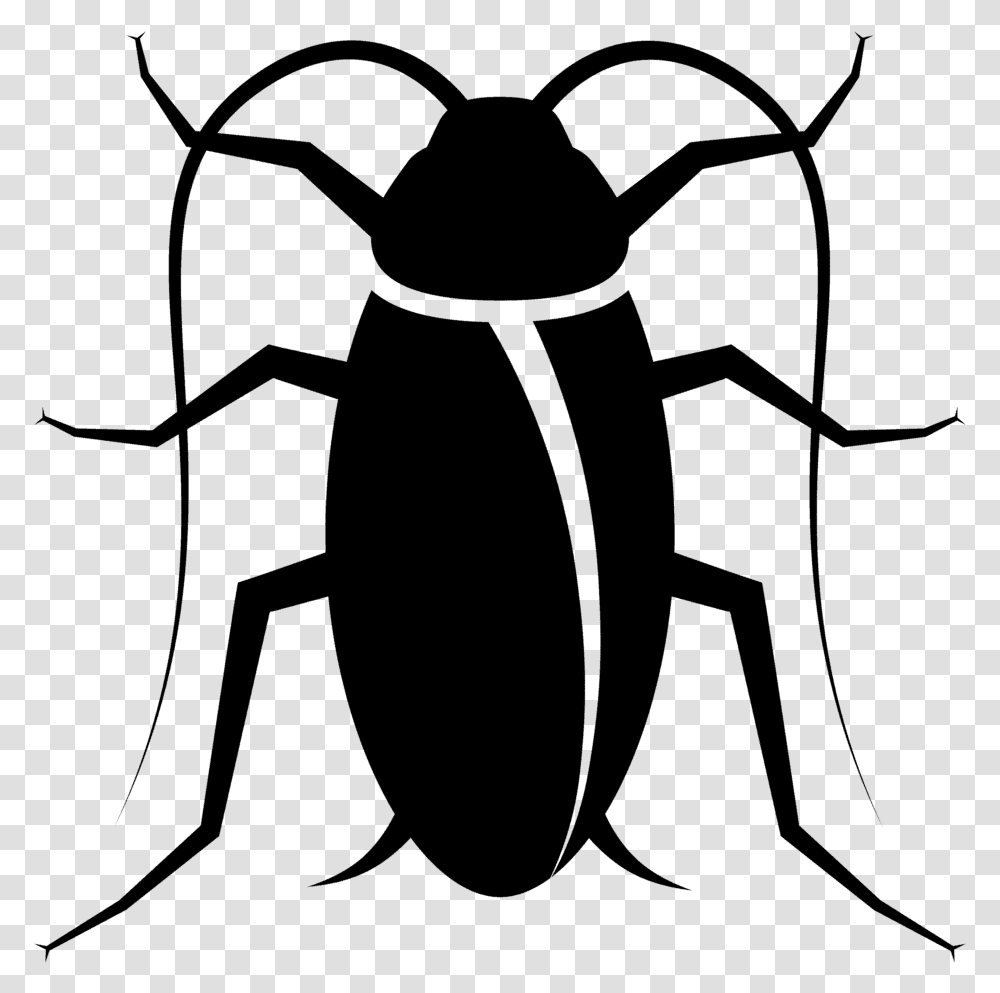 Cockroach Black And White, Gray, World Of Warcraft Transparent Png