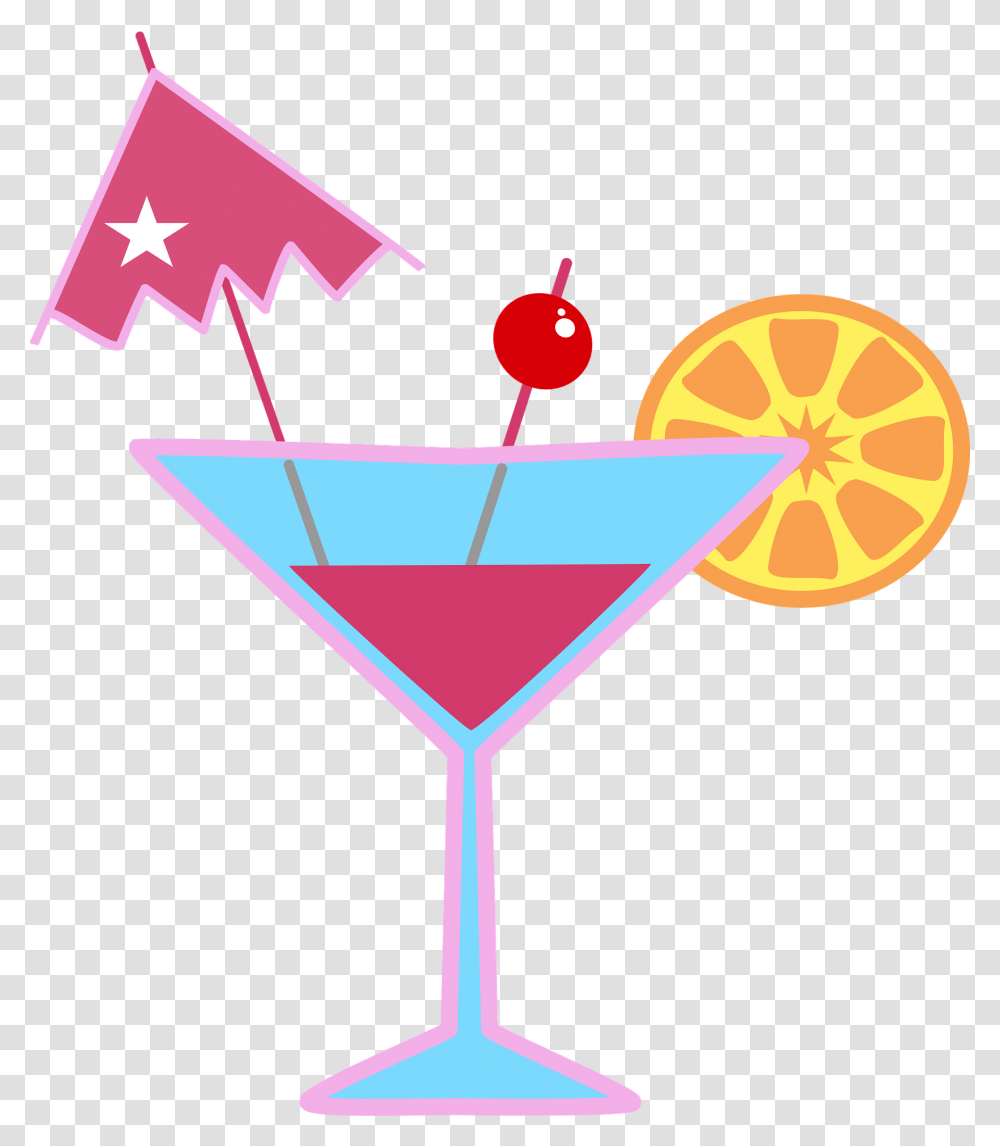 Cocktail Clipart Pina Colada Glass Cocktail Glass Clipart, Alcohol, Beverage Transparent Png