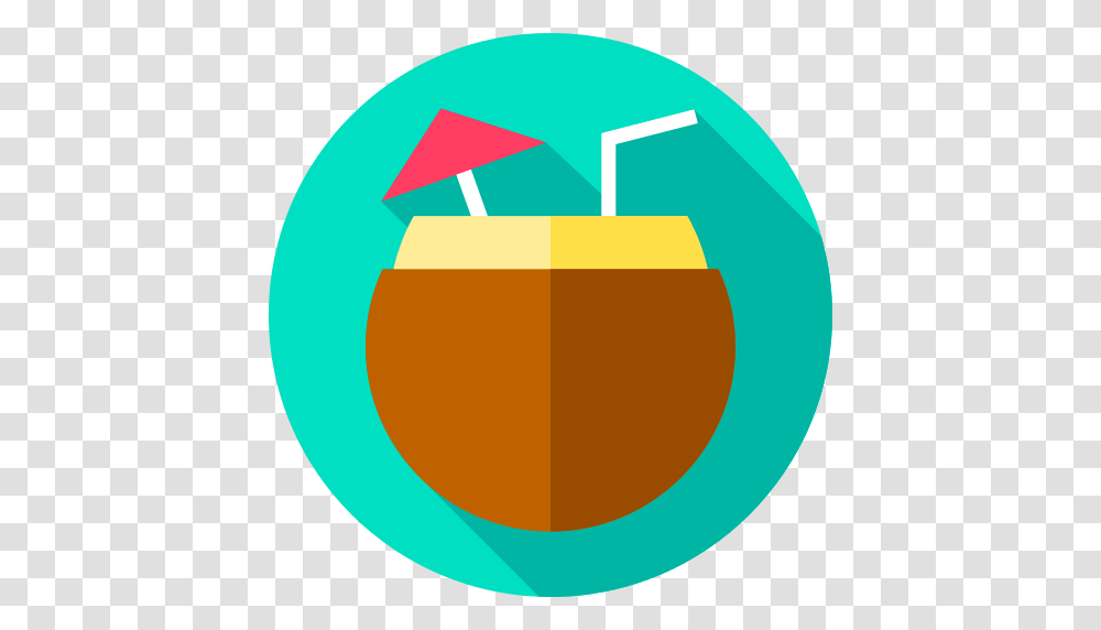 Cocktail Coconut Icon, Logo, Grain Transparent Png