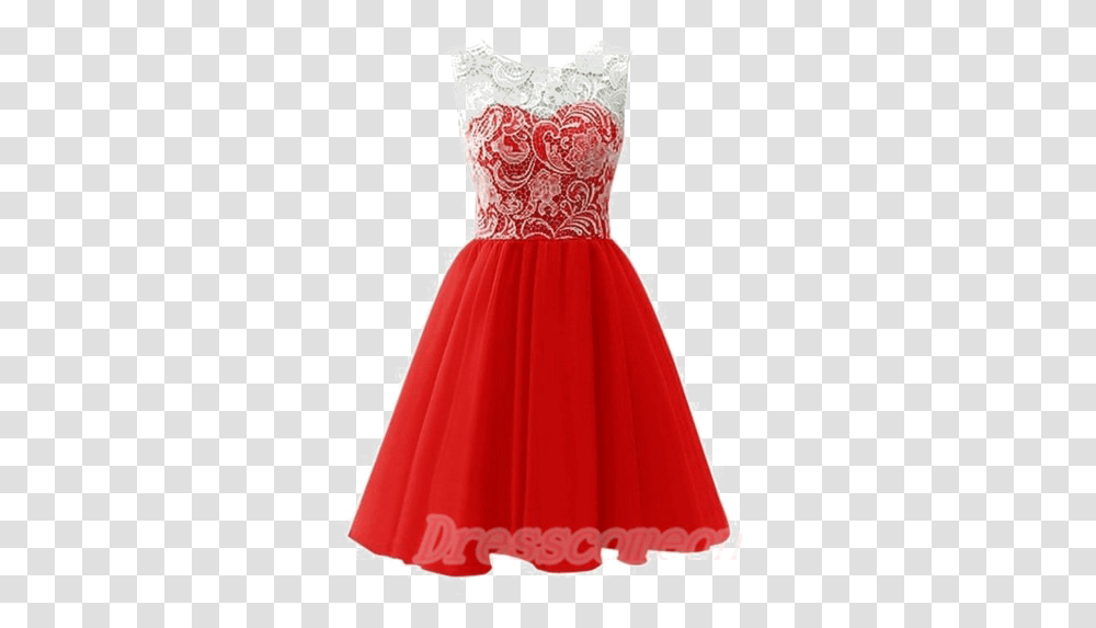 Cocktail Dress Background Red Prom Short, Clothing, Apparel, Evening Dress, Robe Transparent Png